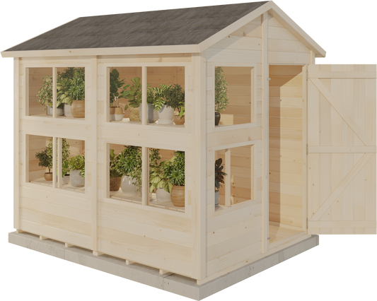 Storehaus Pflanzschuppen mit Satteldach 246 x 186 cm  