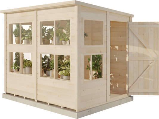 Storehaus Pflanzschuppen mit Pultdach 246 x 186 cm