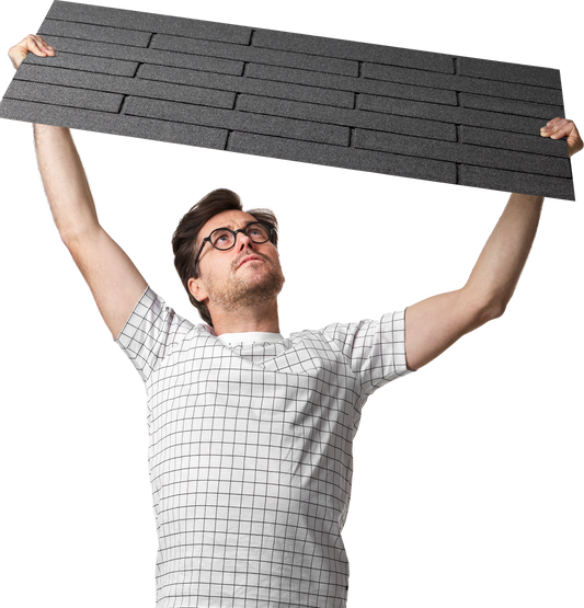 Schwarze Dachschindel 8 m²